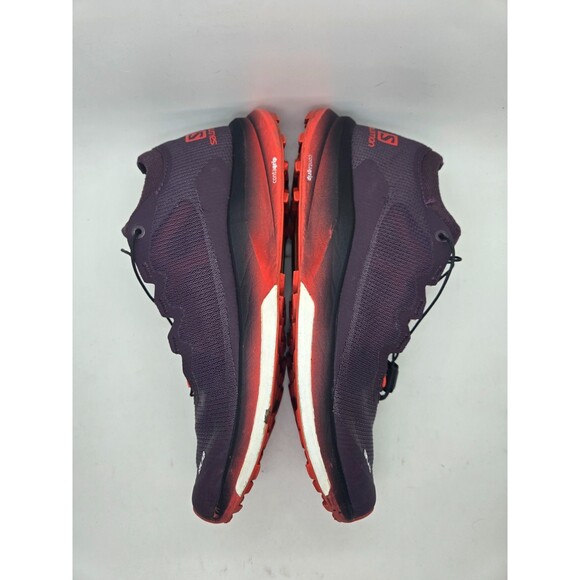 Salomon S/Lab Ultra 3 Trail Shoes Womens 7 Purple Hiking Running Terrain Sneaker - Picture 6 of 9